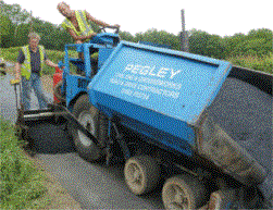 pegley groundworks truck